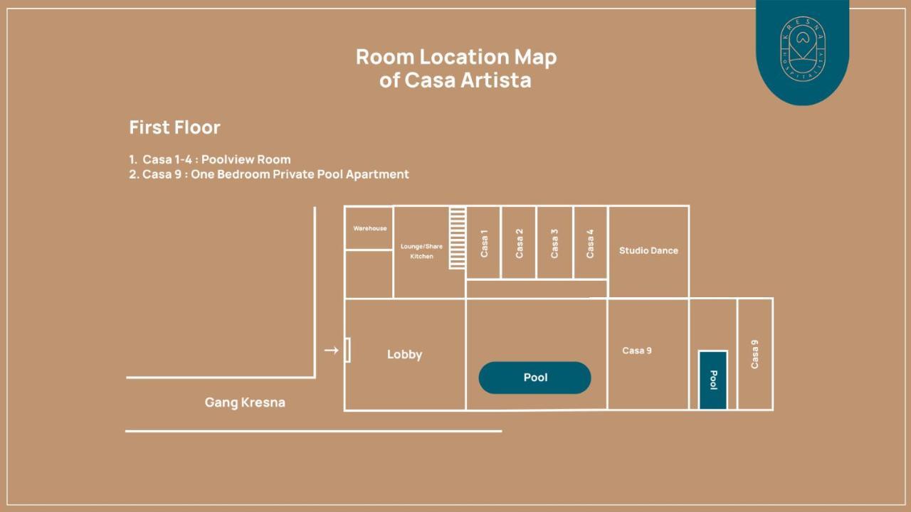 Casa Artista By Kresna Hospitality Hotell Seminyak Exteriör bild