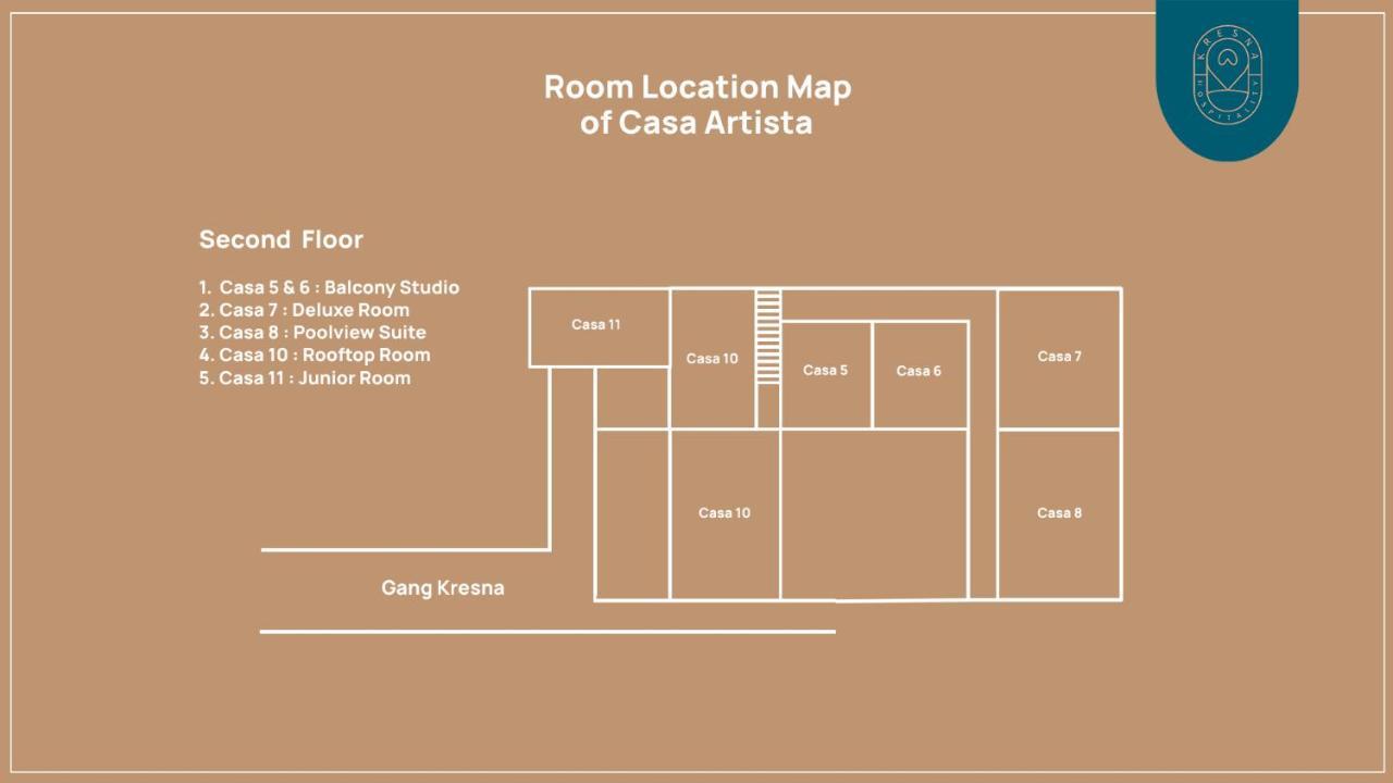 Casa Artista By Kresna Hospitality Hotell Seminyak Exteriör bild
